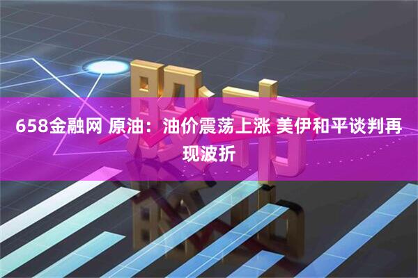 658金融网 原油：油价震荡上涨 美伊和平谈判再现波折
